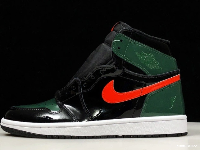 MaikeSneakers SoleFly Team x Air Jordan OG 1 High Retro Black Orange-Fir AV3905-038 0708